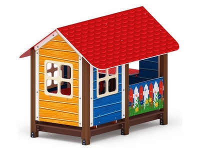 Детский деревянный домик Ранчо 1